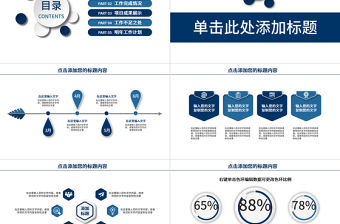 2019年深藍(lán)色微立體崗位職責(zé)培訓(xùn)PPT模板