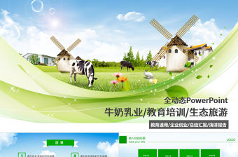 乳業(yè)乳制品酸奶行業(yè)ppt模板