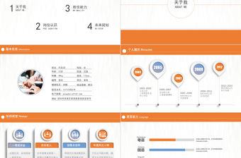 商務通用崗位競聘個人求職個人簡歷PPT