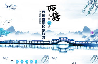 西塘古鎮(zhèn)印象旅游動態(tài)PPT