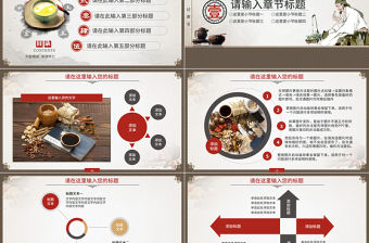 精品中國風中醫中藥PPT模板