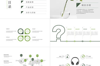 簡(jiǎn)約項(xiàng)目匯報(bào)PPT模板