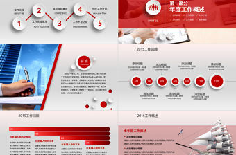 微立體年終工作總結匯報計劃PPT