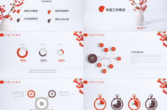 時尚文藝月度工作計劃總結教育PPT模板