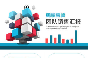 團隊銷售匯報動態PPT