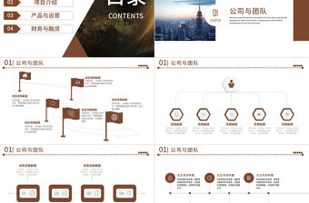 大氣路演活動方案策劃書PPT模板