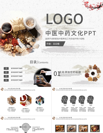 中醫(yī)藥文化PPT模板