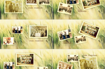 復古懷舊那些年致青春紀念冊ppt模板