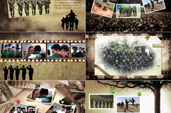 戰友情退伍老兵戰友聚會PPT