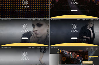 奢華創意時尚發布會商務通用PPT模板