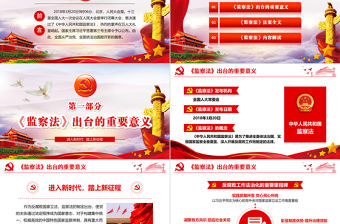 學習解讀中華人民共和國監察法ppt