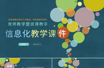 教育教學(xué)課程設(shè)計(jì)教師說(shuō)課PPT模板幻燈片