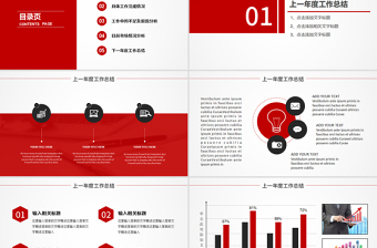 2019年总结2018年度工作汇报总结ppt模板