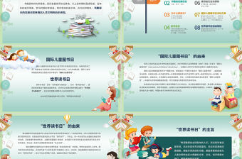 原創(chuàng)世界讀書日ppt兒童圖書日ppt讀書日ppt-版權(quán)可商用