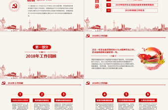 原创2019年全国两会政府工作报告学习解读PPT-版权可商用