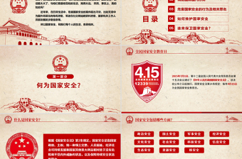 4.15全民國(guó)家安全教育日班會(huì)黨建PPT