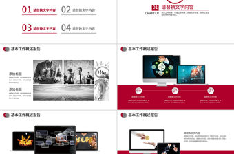 中國銀行工作總結數據報告PPT