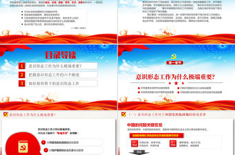 原創(chuàng)學(xué)習(xí)貫徹新時(shí)代意識(shí)形態(tài)工作黨課學(xué)習(xí)PPT-含講稿