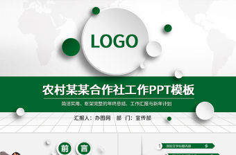 微立體時尚農村信用合作社銀行工作PPT