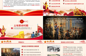 2019年中國人民解放軍周年慶PPT模板