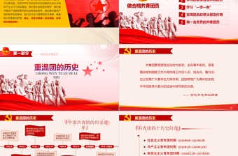 2019年中國共青團(tuán)PPT模板