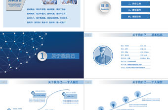 時尚個性簡約崗位競聘PPT模板