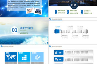 中國郵政銀行儲蓄PPT模板