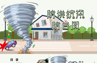 原創(chuàng)防臺(tái)風(fēng)防汛抗洪防災(zāi)減災(zāi)日預(yù)防突發(fā)事件安全教育