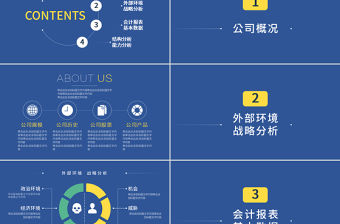 2017簡約財務(wù)部門年終總結(jié)ppt模板幻燈片