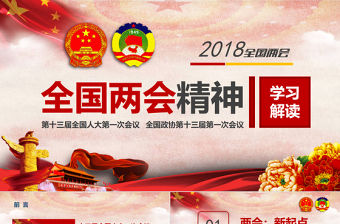 2018全國兩會精神學習
