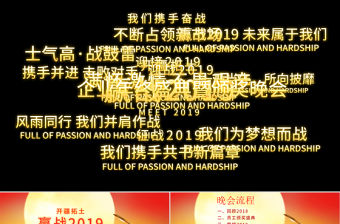 原創(chuàng)賀歲迎新春新年春節(jié)聯歡晚會頒獎年會PPT-版權可商用