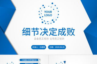 原創新員工入職培訓團隊文化細節決定成敗PPT