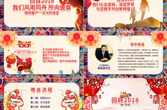 2018狗年企業(yè)年會頒獎典禮總結(jié)ppt