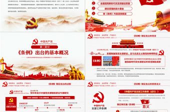 原創2018黨支部工作條例黨建黨政黨課黨員-版權可商用