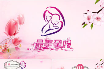 新生兒母嬰護(hù)理母嬰用品工作PPT模板