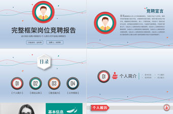 2021年不與過去不懼未來PPT模板