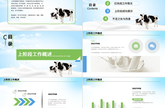 原創(chuàng)牛奶行業(yè)生態(tài)牛奶營養(yǎng)品綠色牛奶PPT模板-版權(quán)可商用