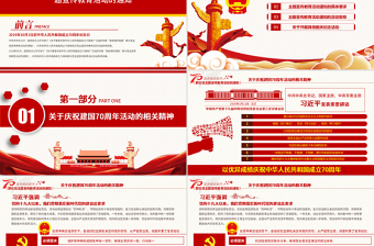 原創(chuàng)建國成立70周年精神解讀國慶黨政黨建黨委-版權(quán)可商用