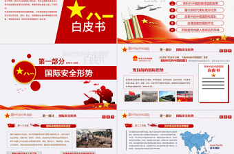 原創(chuàng)新時代的中國國防白皮書部隊軍隊軍事政治-版權(quán)可商用-含講稿