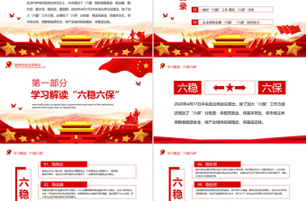 守住底線(xiàn)穩(wěn)中求進(jìn)從兩會(huì)看六穩(wěn)六保如何發(fā)力動(dòng)態(tài)PPT