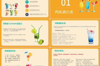 簡約風(fēng)格雞尾酒調(diào)制實(shí)用調(diào)酒師培訓(xùn)PPT課件
