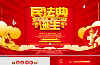 中華人民共和國民法典草案解讀黨課PPT