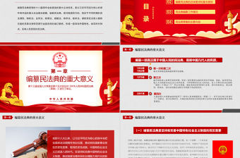 中華人民共和國民法典草案解讀黨課PPT