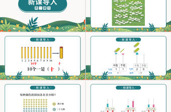 人教版小學一年級數學下冊第四課：100以內數的認識（一）——數數 數的組成（含配套教案）課件PPT