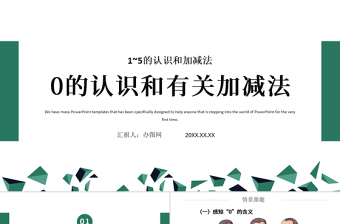人教版小學(xué)一年級(jí)數(shù)學(xué)上冊(cè)第三課第四課時(shí)：1~5的認(rèn)識(shí)和加減法——0的認(rèn)識(shí)和有關(guān)的加減法（含配套教案）課件PPT	