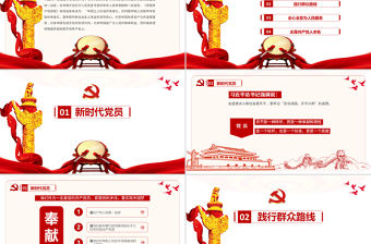 心懷責任勇于擔當黨課PPT模板