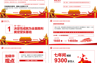 決戰(zhàn)決勝脫貧攻堅從取得決定性成就到奪取全面勝利動態(tài)PPT
