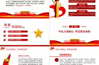 中國共產(chǎn)黨建黨99周年一生不變的名字共產(chǎn)黨員ppt模板-含講稿