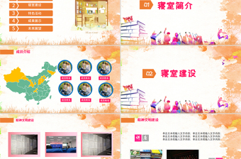 精美宿舍寢室風(fēng)采展示大學(xué)生寢室文化節(jié)PPT模板