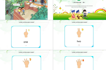 人教版小學(xué)一年級英語上冊第四課：numbers（含配套教案）課件PPT
